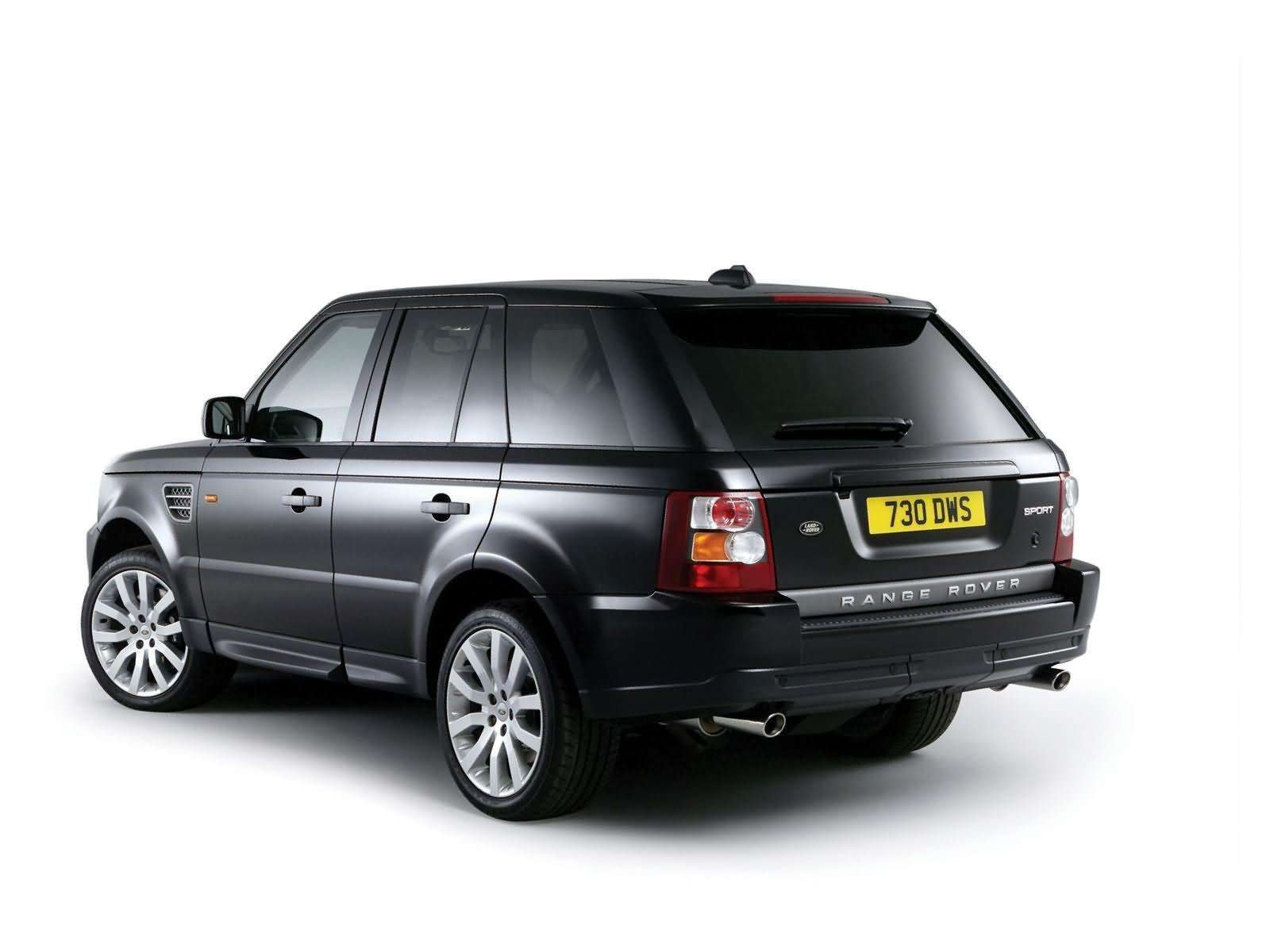 black range rover sport