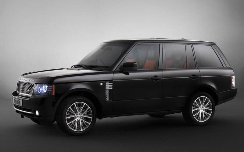 Black Range Rover SUV