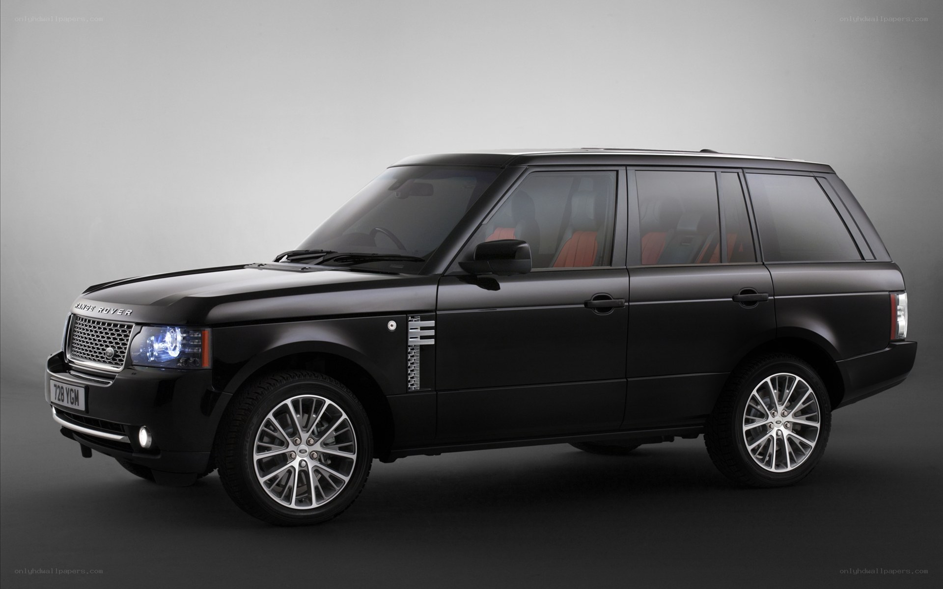 Black Range Rover SUV