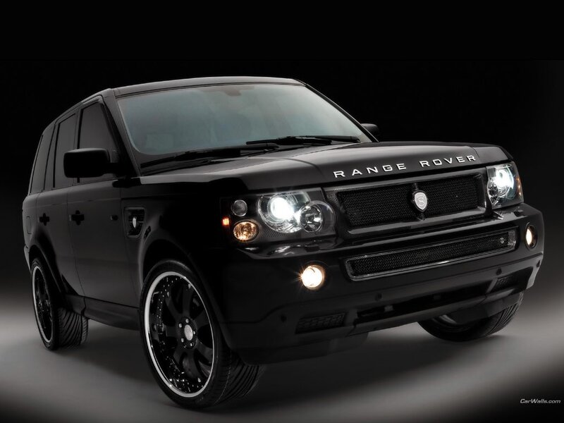 Black Range Rover SUV