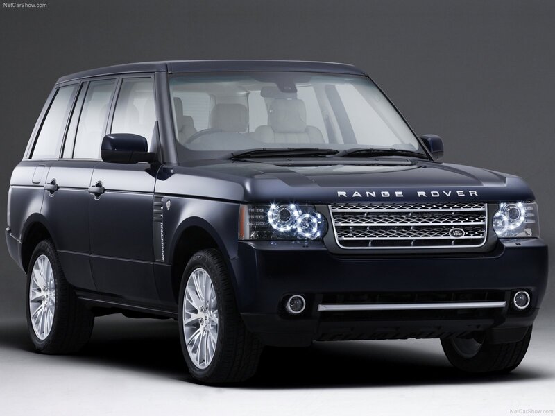 Black Range Rover SUV