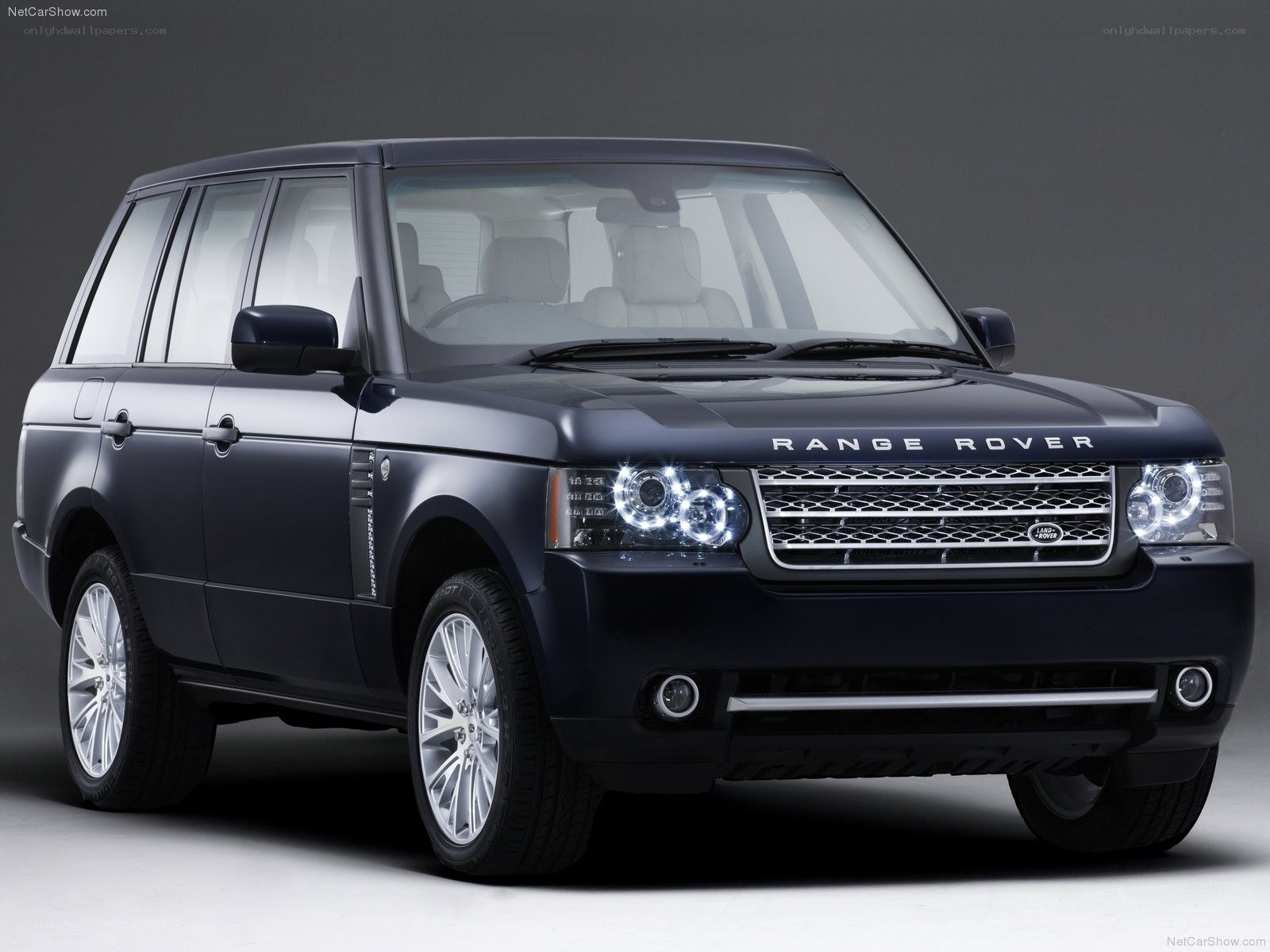 Black Range Rover SUV