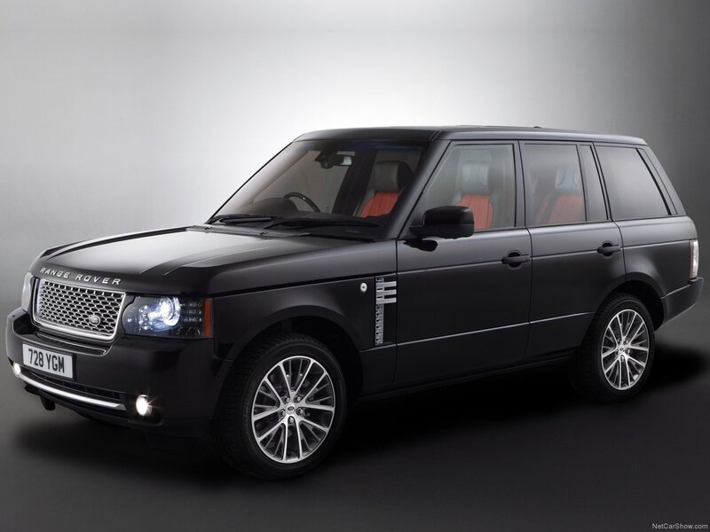 Black Range Rover SUV