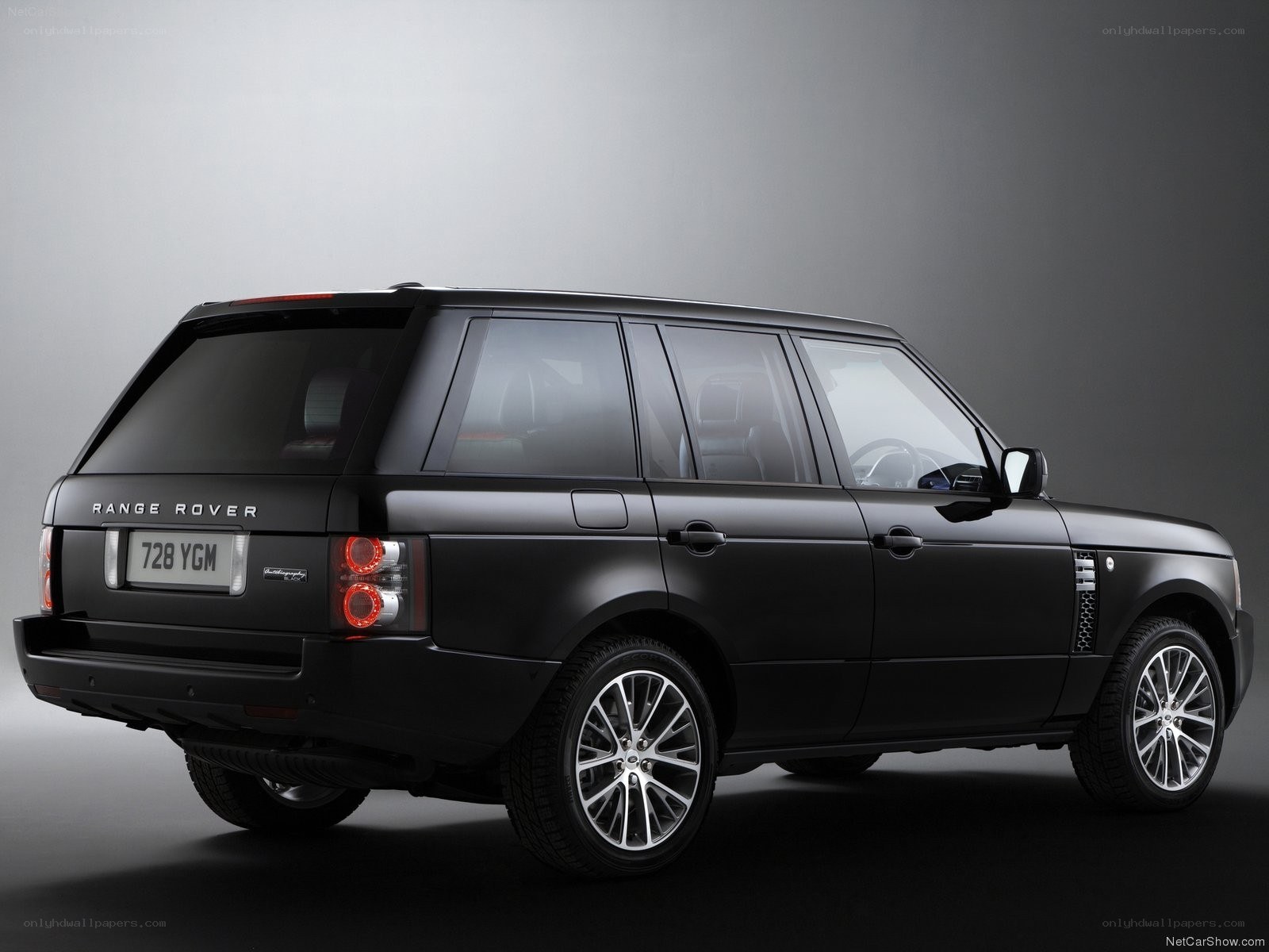 Black Range Rover SUV