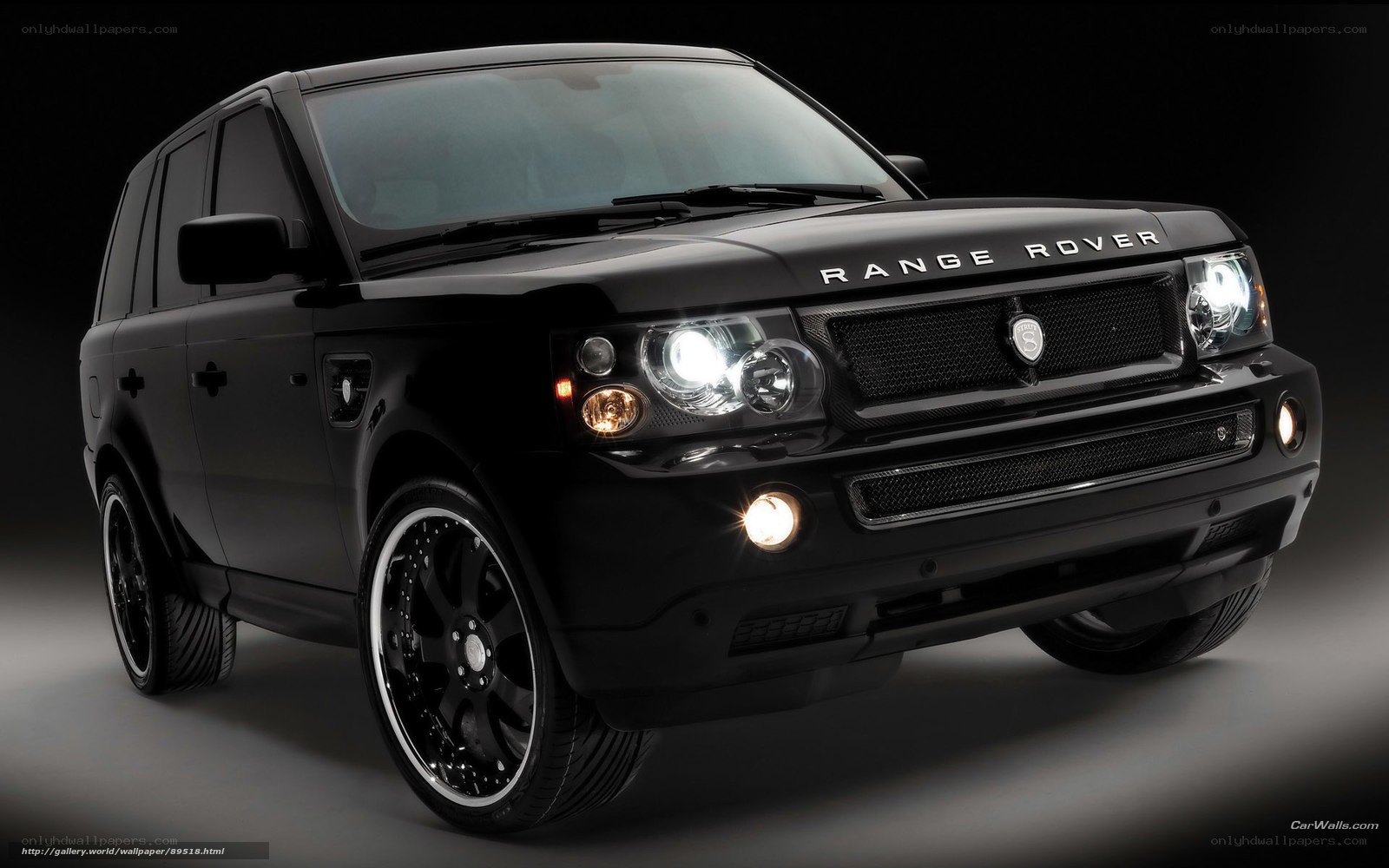 Black Range Rover SUV