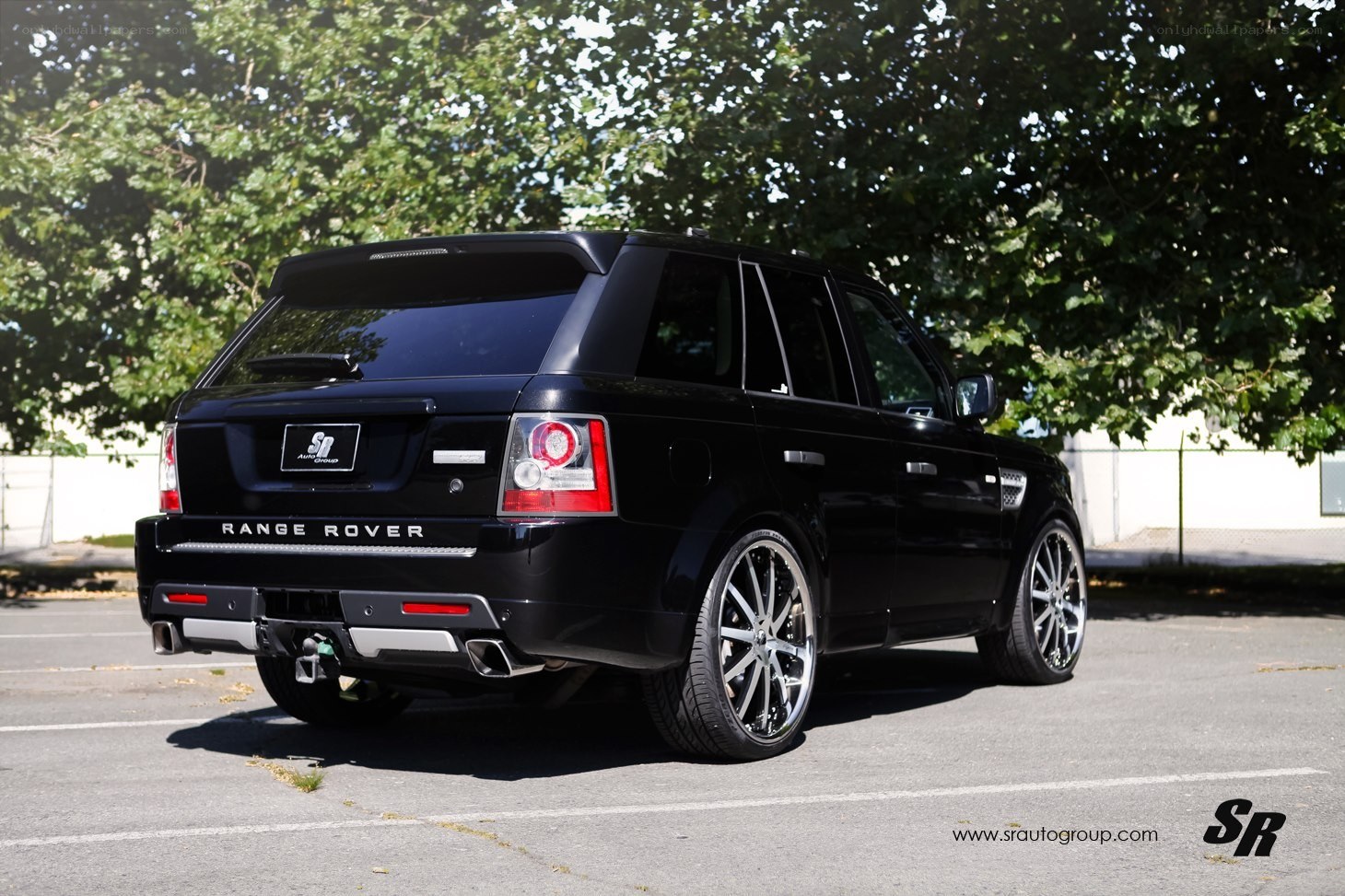Black Range Rover SUV