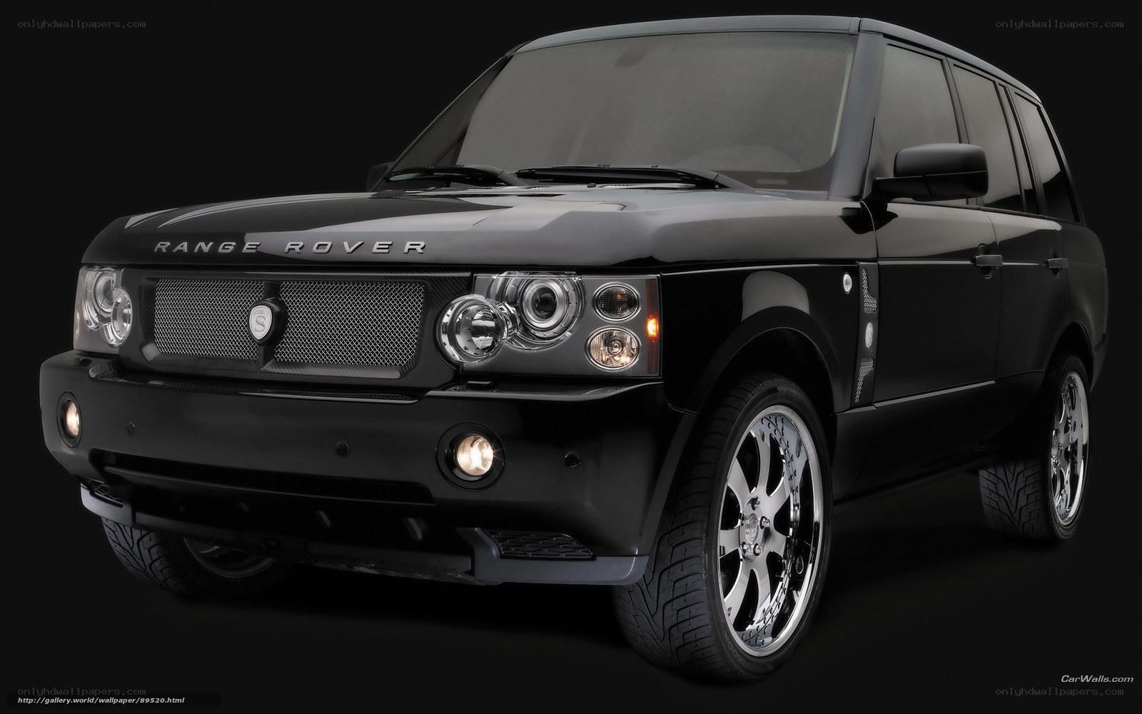 Black Range Rover SUV
