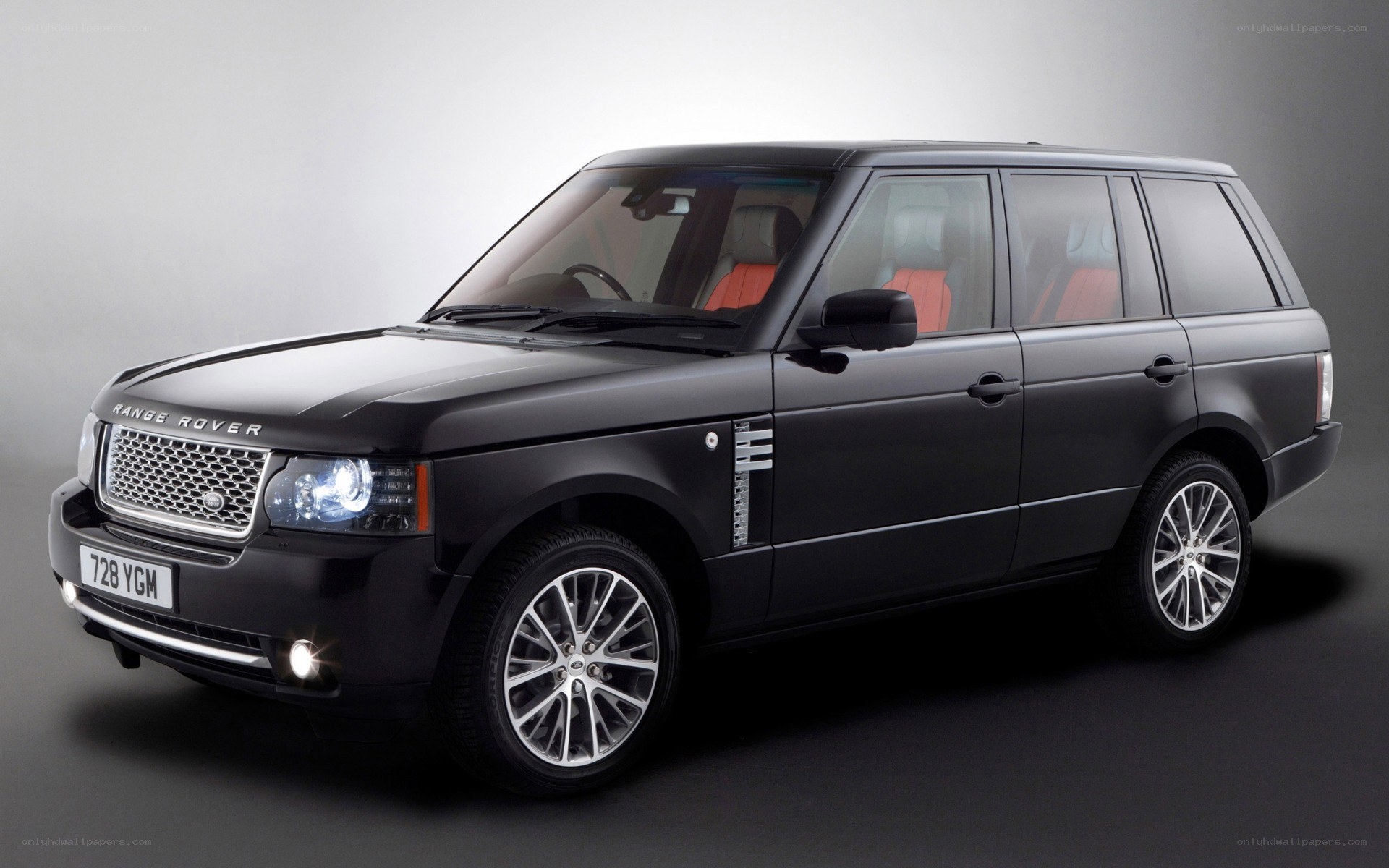 Black Range Rover SUV