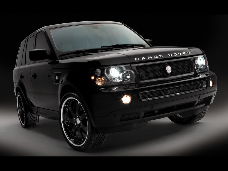 Black Range Rover SUV