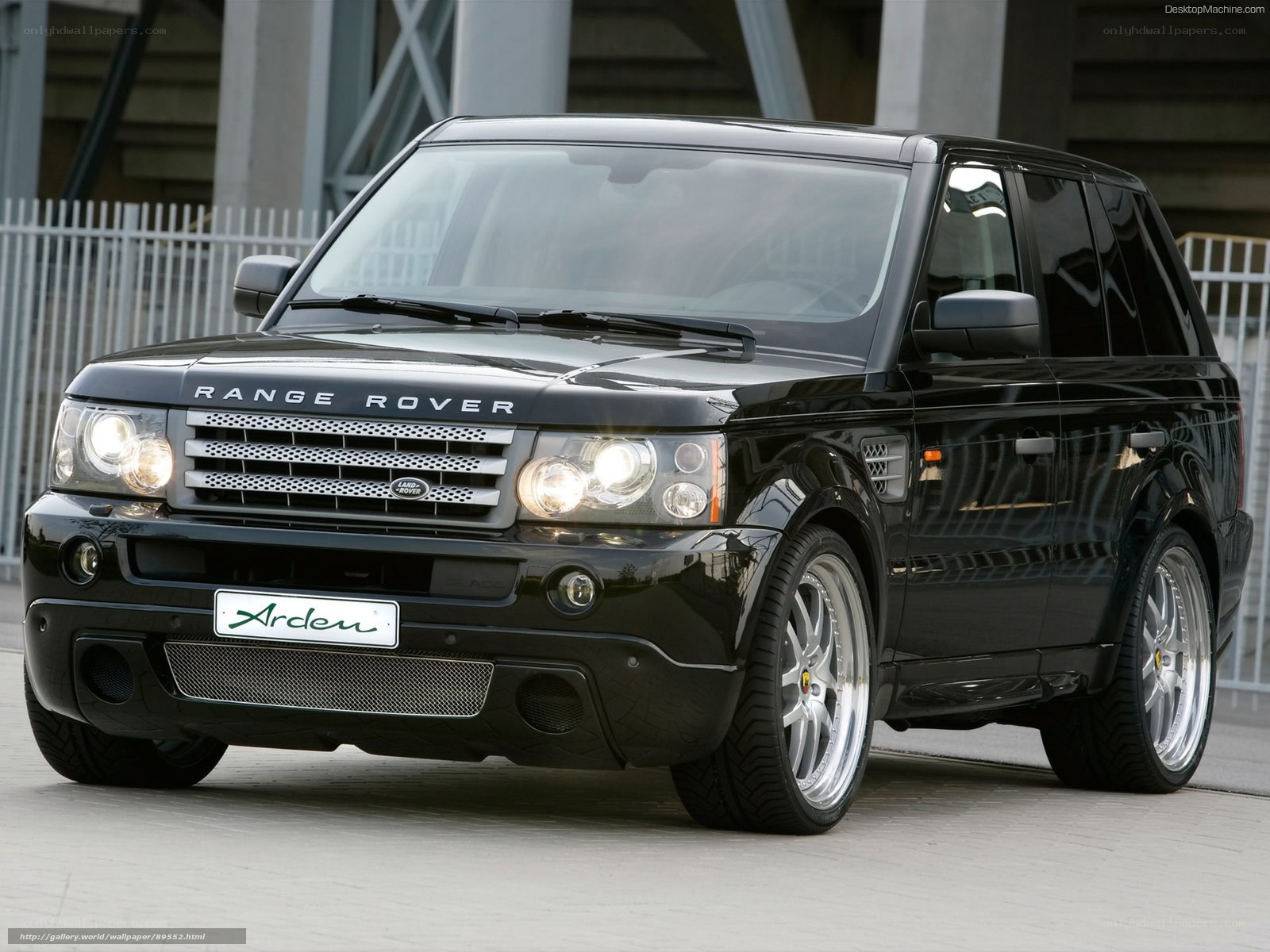 Black Range Rover SUV