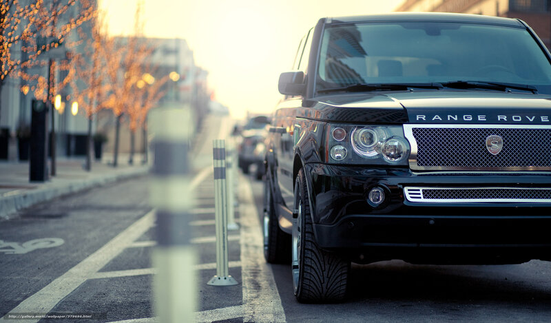 Black Range Rover Suv — Calm