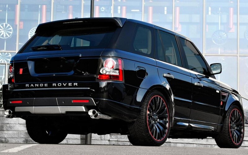 Black Range Rover Suv — Dramatic, Afternoon