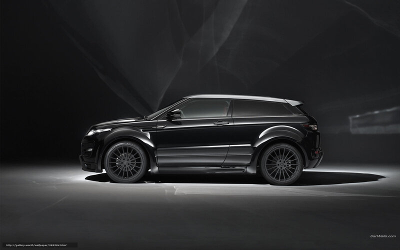 Black Range Rover Suv — Dramatic, Photograph, Car, Spotlight