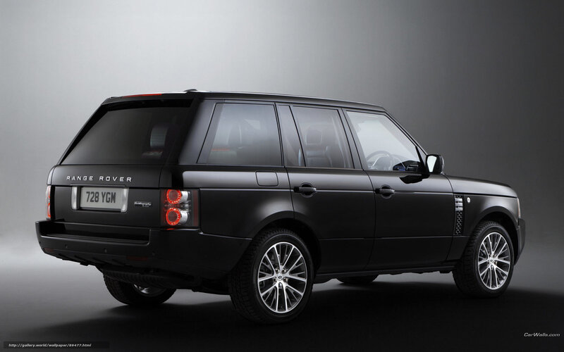 Black Range Rover Suv — Dramatic, Photograph, Car, Wheels, License Plate