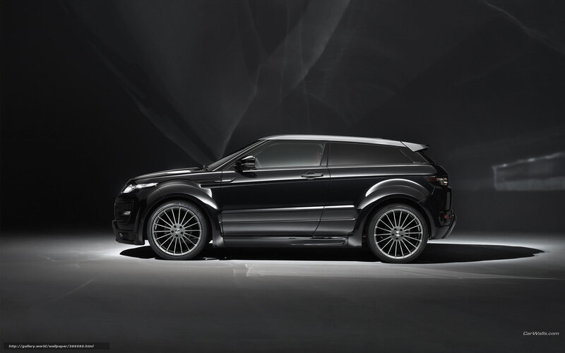 Black Range Rover Suv — Dramatic, Photograph, Car, Wheels, Light