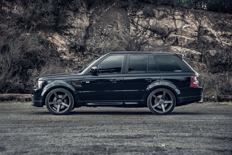 Black Range Rover Suv — Dramatic, Photograph, Rocky Hill