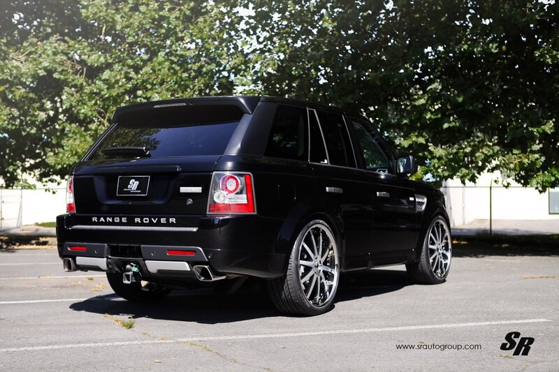 Black Range Rover Suv — Neutral, Afternoon, Photograph, Trees