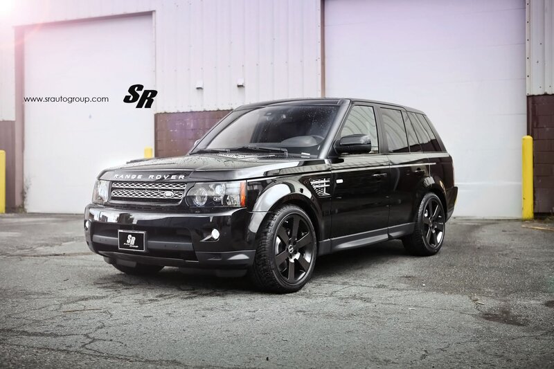 Black Range Rover Suv — Neutral, Photograph, Building