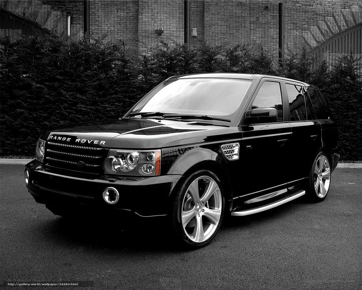 Black Range Rover SUV