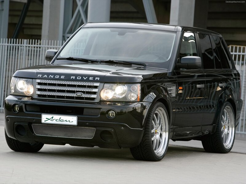 Black Range Rover with Arden tuning