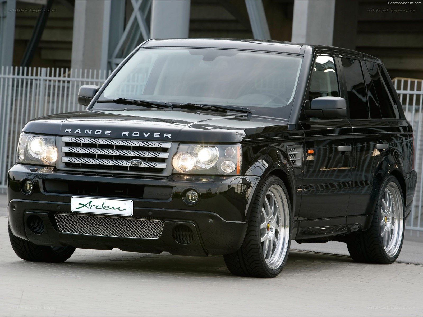 Black Range Rover with Arden tuning