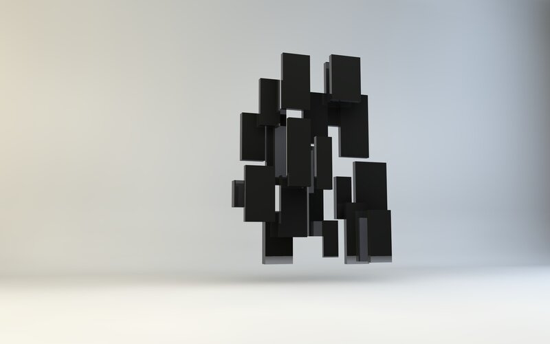 Black Rectangular Blocks