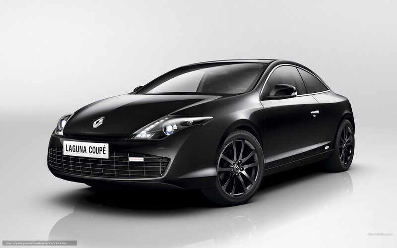 Black Renault Laguna Coupe