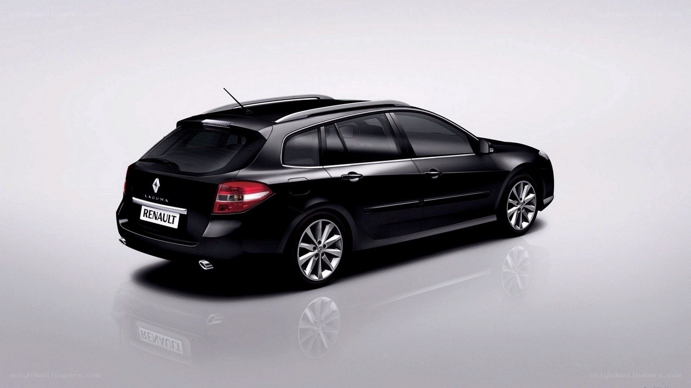 black renault laguna station wagon