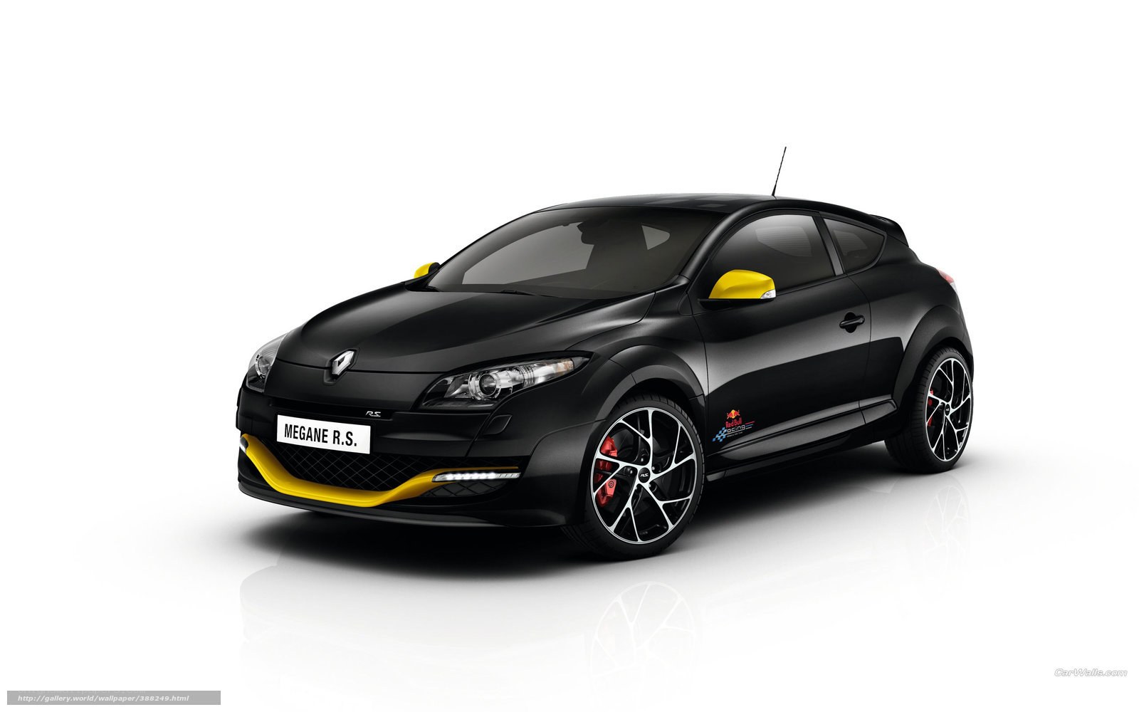 Black Renault Mégane R.S. car