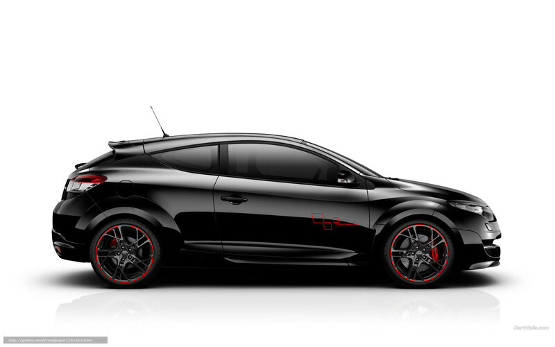 Black Renault Megane Trophy
