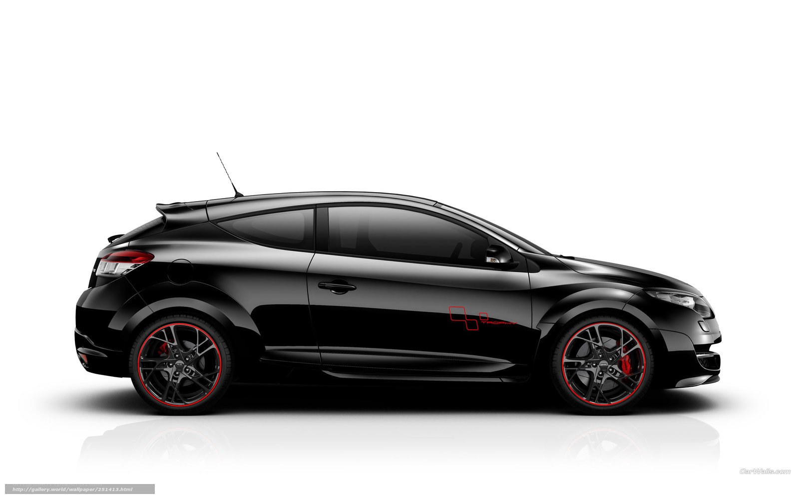 Black Renault Megane Trophy