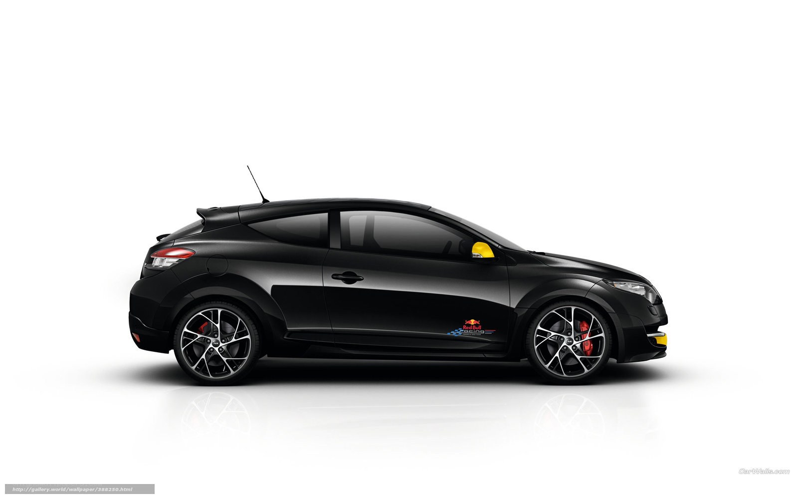black renault sport car