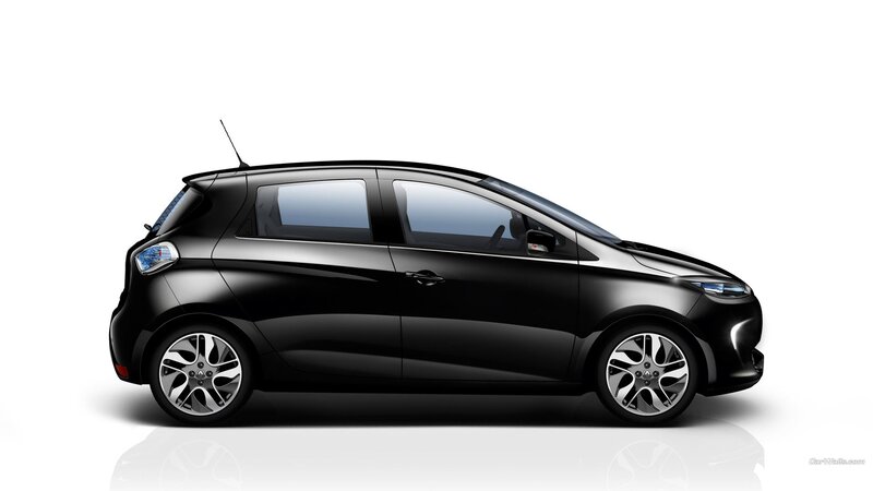 Black Renault Zoe Car