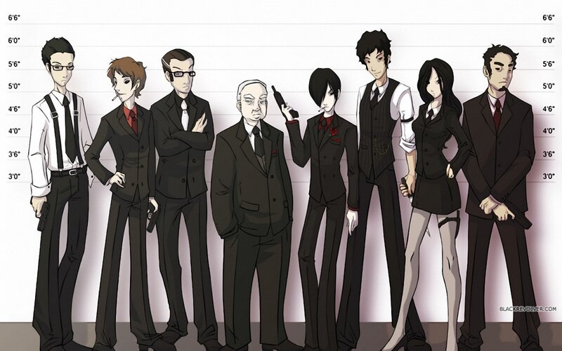 Black Revolver character lineup