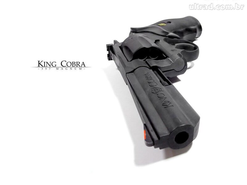 Black Revolver Gun — Neutral