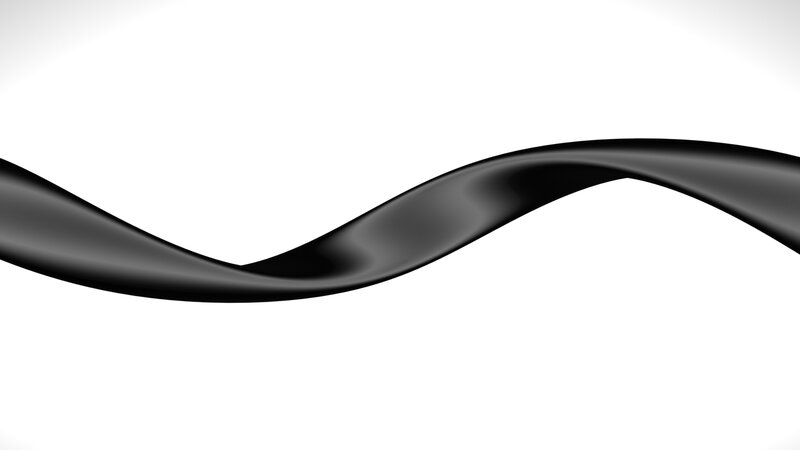 black ribbon wave