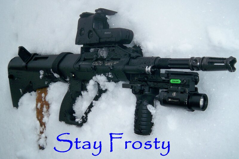 Black Rifle in Snow