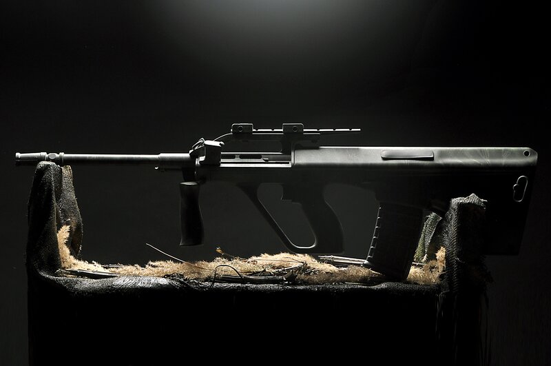 Black Rifle on Display