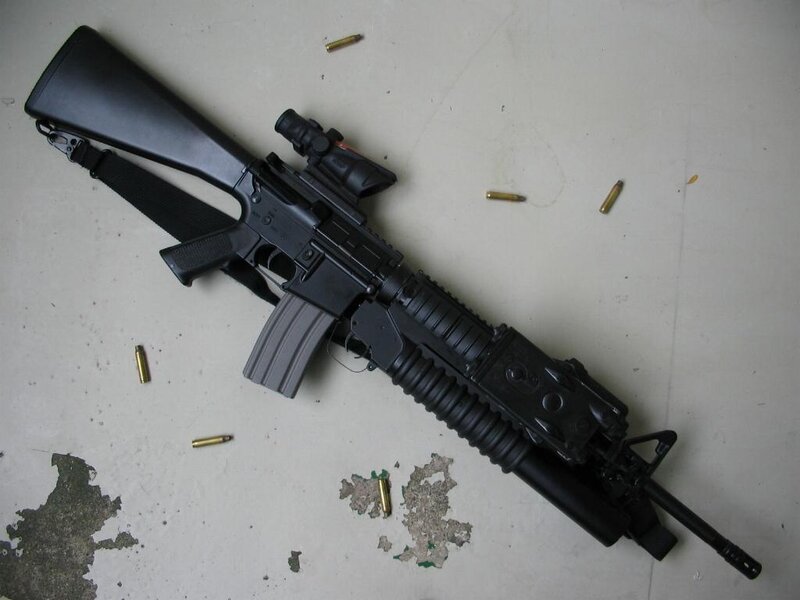 Black Rifle on Floor