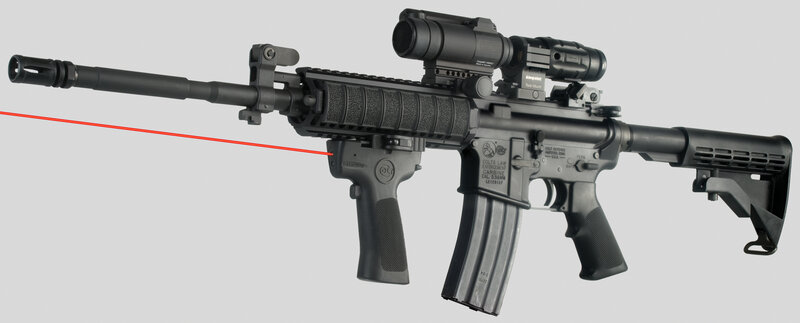 Black Rifle with Red Laser