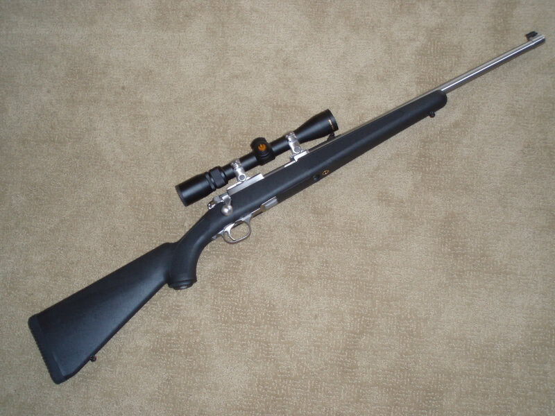Black Rifle with Scope — Neutral, Photograph
