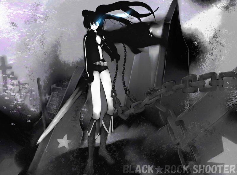 Black Rock Shooter character art