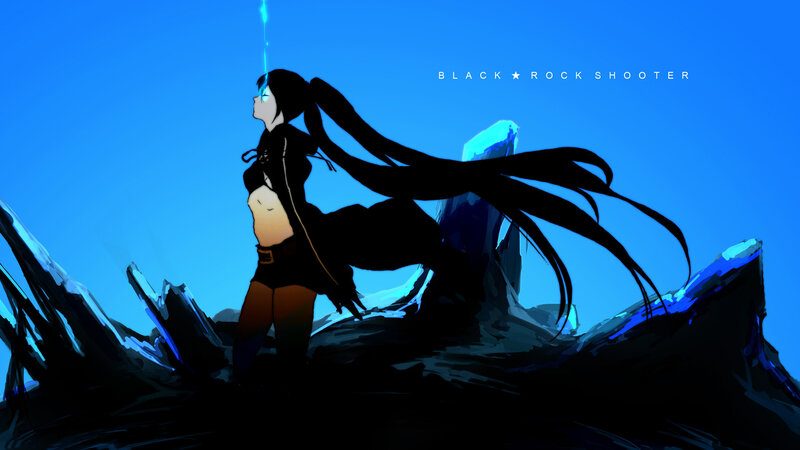 Black Rock Shooter character art