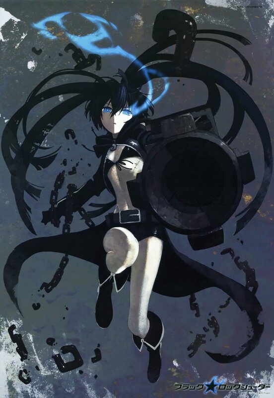 black rock shooter character art