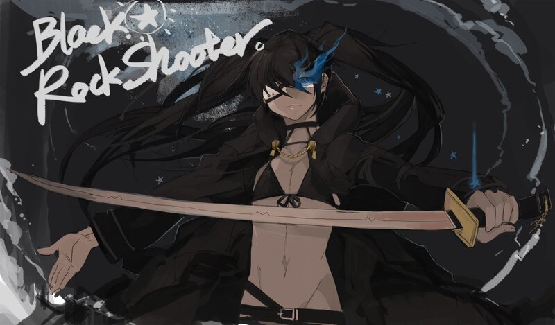 Black Rock Shooter character art