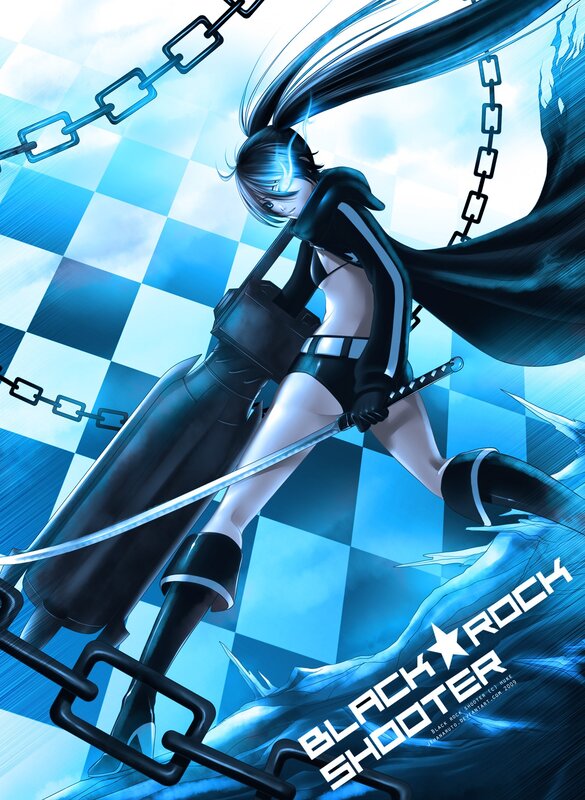 Black Rock Shooter character art