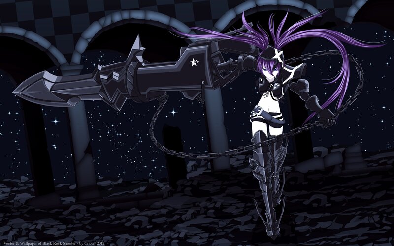 Black Rock Shooter character art