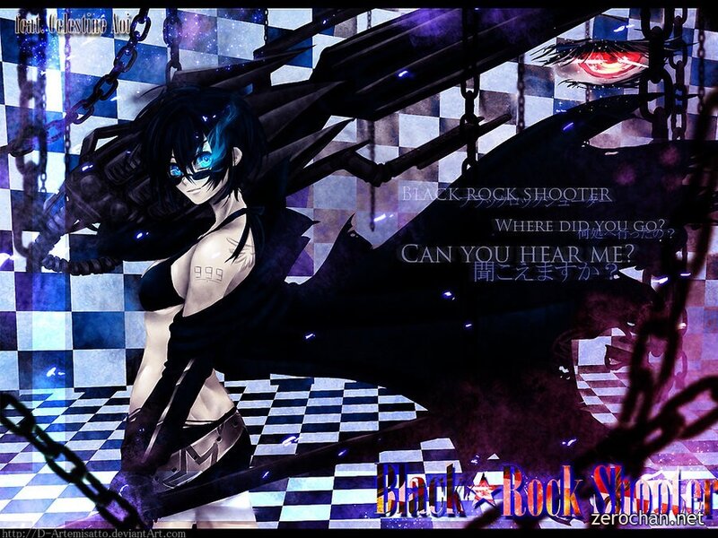 Black Rock Shooter character art