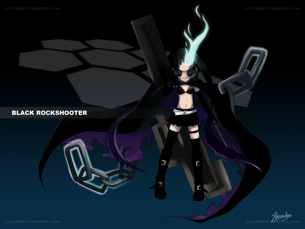Black Rock Shooter character art