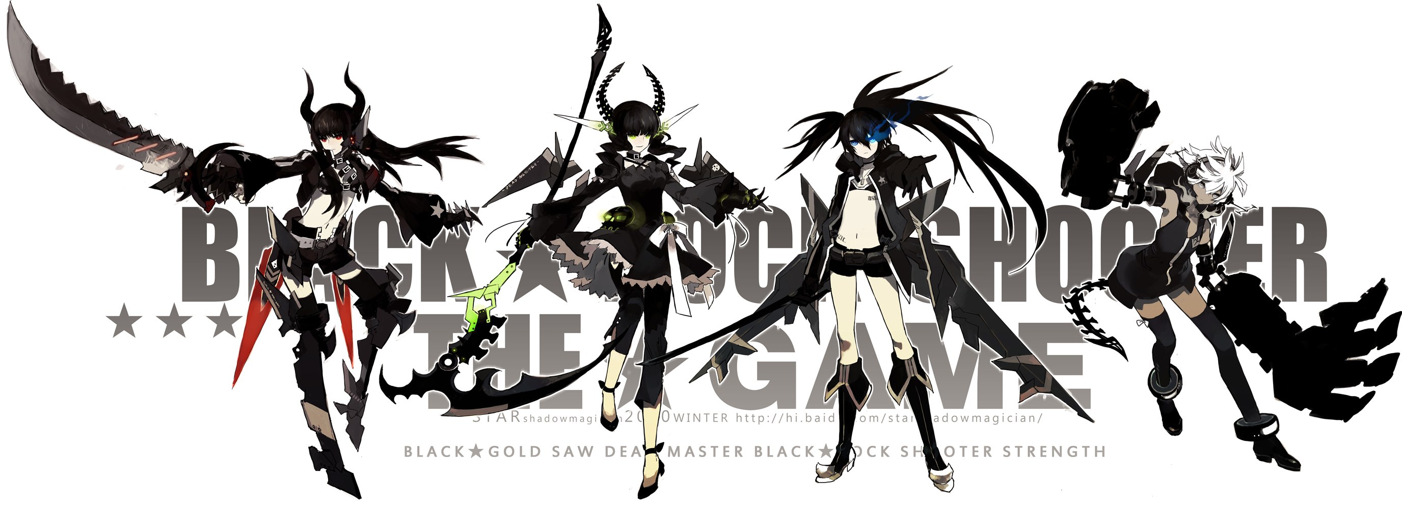 Black★Rock Shooter characters